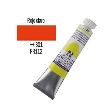 GOUACHE TALENS 20 ml (301) ROJO CLARO