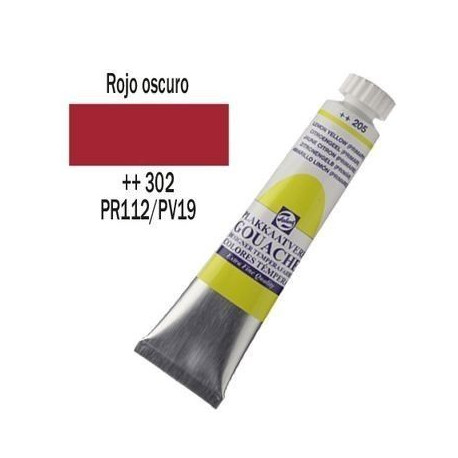 GOUACHE TALENS 20 ml (302) ROJO OSCURO