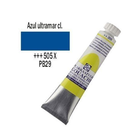 GOUACHE TALENS 20 ml (505) AZUL ULTRAMAR CL.