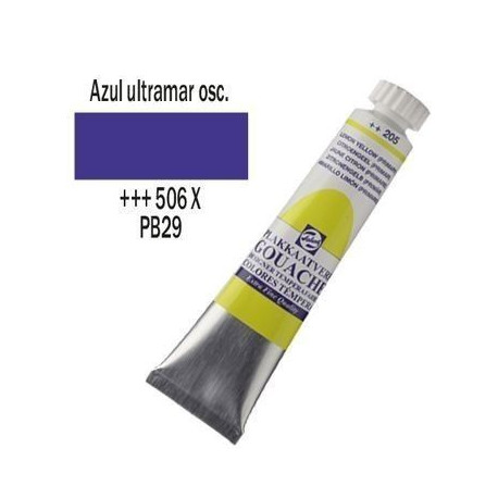 GOUACHE TALENS 20 ml (506) AZUL ULTRAMAR OSC.