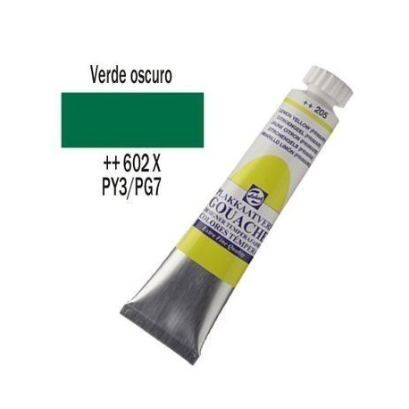 GOUACHE TALENS 20 ml (602) VERDE OSCURO