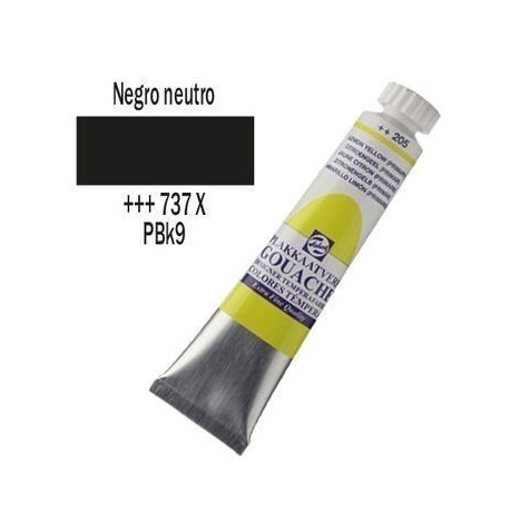 GOUACHE TALENS 20 ml (737) NEGRO NEUTRO