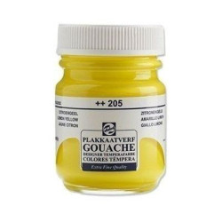 Gouache Talens bote 50 ml (205) Amarillo Limon