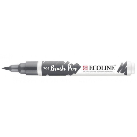 ECOLINE BRUSH PEN (706) Gris Oscuro