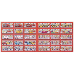 Caja 10 Puzzles APLI 17196 Juega a Sumar Transportes