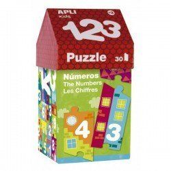 Puzzle 123 APLI 14806 Casita Números 30 piezas