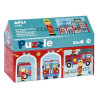 Puzzle APLI 17353 edificios Los Bomberos 24 piezas