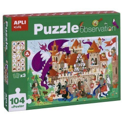 Puzzle APLI 17916 Observation Castillo 104 piezas