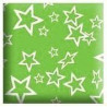 GOMA EVA 50x33 cm ESTRELLAS VERDE