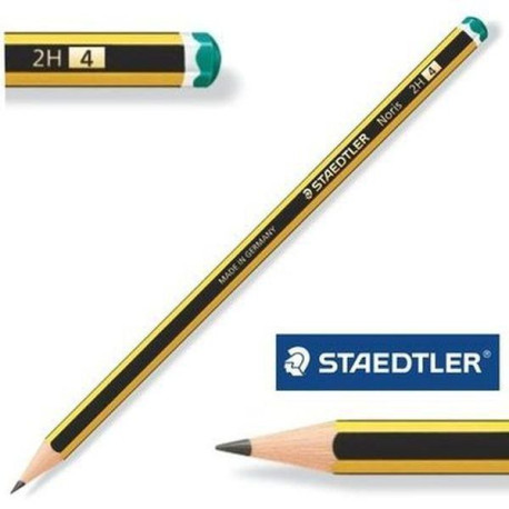 Caja 12 lápices Staedtler Noris 120-4 (2H)