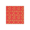 Goma Eva Glitter 40x60 cm Roja Estrellas Oro