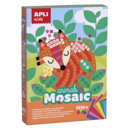 Kit Mosaico de Goma Eva Animales del bosque APLI 14289