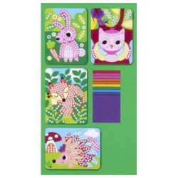 Kit Mosaico de Goma Eva Animales del bosque APLI 14289