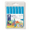 Pack 6 Rotuladores Staedtler Noris 340-30 Azul Claro