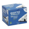 Caja 100 Tizas redondas GIOTTO ROBERCOLOR Blancas