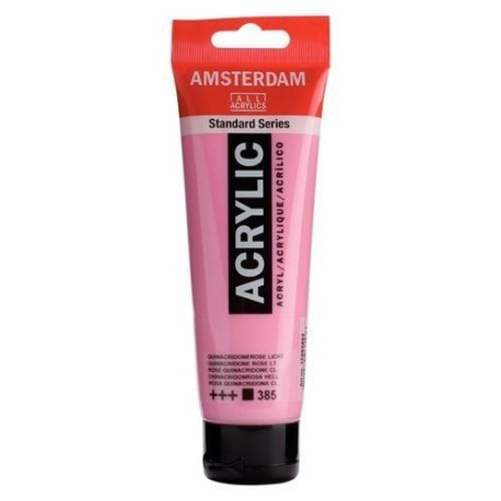 Acrílico Amsterdam 120 ml (385) Rosa Quinacr. Claro