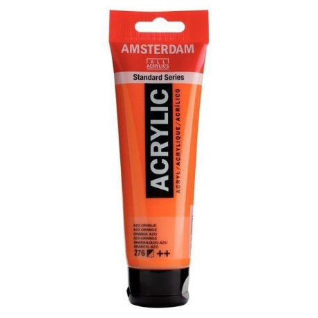 Acrílico Amsterdam 120 ml (276) Anaranjado Azo