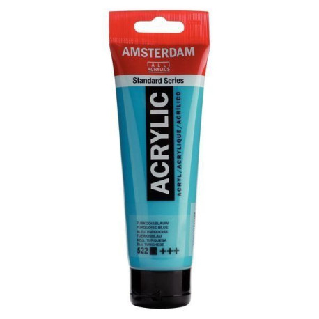 Acrílico Amsterdam 120 ml (522) Azul Turquesa