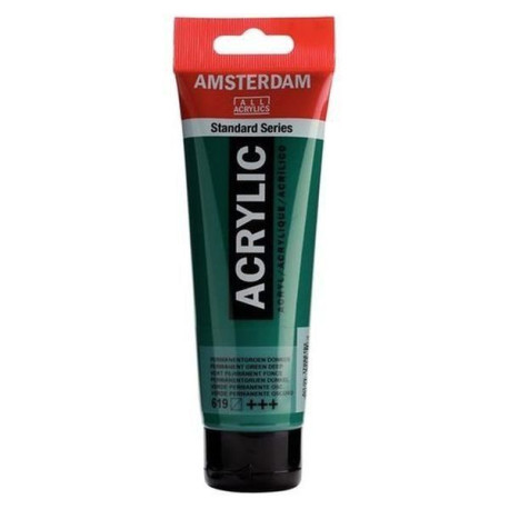 Acrílico Amsterdam 120 ml (619) Verde Perm. Oscuro