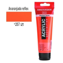 Acrilico Amsterdam 120 ml (257) Anaranjado Reflex