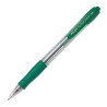 Bolígrafo PILOT SUPER GRIP (M) Retráctil Verde