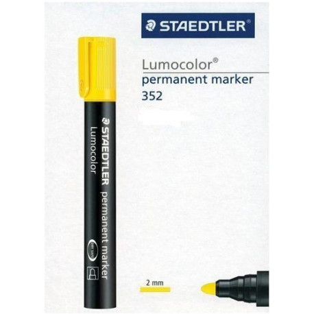 Rotulador Permanente LUMOCOLOR 352 Amarillo