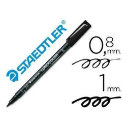 Rotulador Permanente LUMOCOLOR 317-M Negro