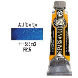 OLEO REMBRANDT 40 ml S/3 (583) AZUL FTALO ROJO