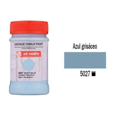 Pintura Vintage Chalk Paint 100 ml (5027) Azul Grisáceo