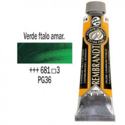 OLEO REMBRANDT 40 ml S/3 (681) VERDE FTALO AMARILLO