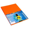 Pack 100 Hojas A4 papel 80 gr. Naranja Intenso