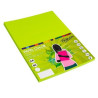 Pack 100 Hojas A4 papel 80 gr. Verde Fluor