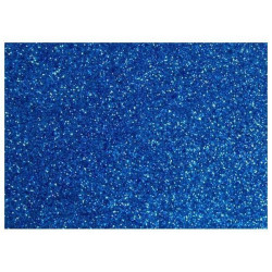 Cartulina Purpurina 50x65 cm color Azul.