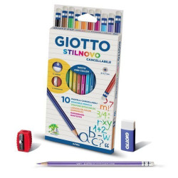 Giotto Stilnovo Bicolor caja 12 lápices surtidos      