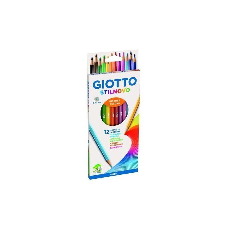 CAJA 12 LAPICES COLORES GIOTTO STILNOVO