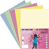 Pack 50 Cartulinas A4 Surtidas en Colores Pastel