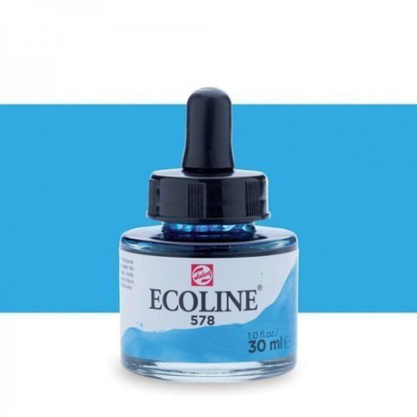 ECOLINE ACUA. LIQUIDA (578) AZUL CYAN