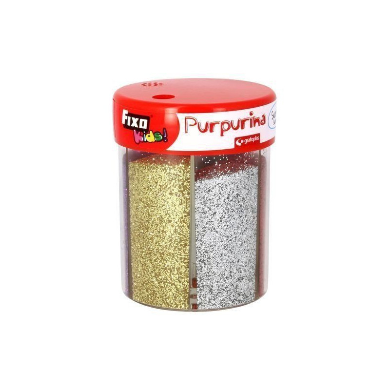 PURPURINA STANDARD BOTE 80 gr 6 COLORES METALIC