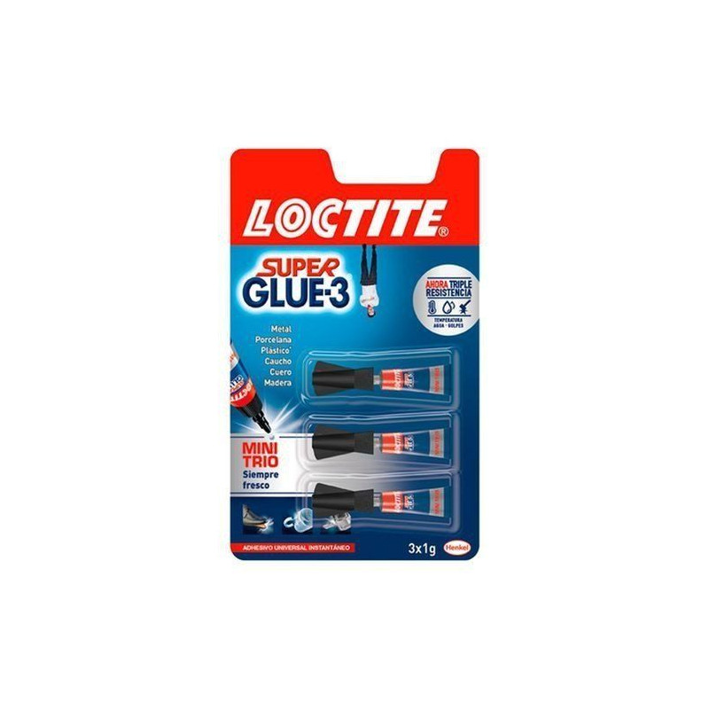 Pegamento Loctite SUPER GLUE Mini 3x1 gr.