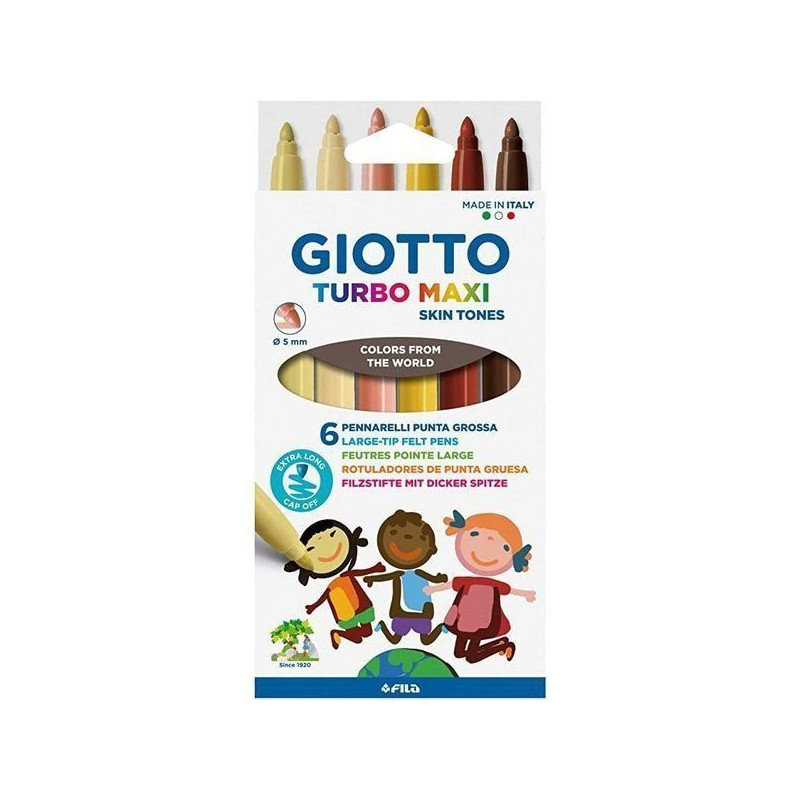 Giotto SKIN TONES 6 Rotul. Turbo Maxi Tonos Piel 