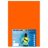 Pack 100 Hojas A3 papel 80 gr. Naranja 