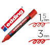 Rotulador Permanente Edding 300 Rojo