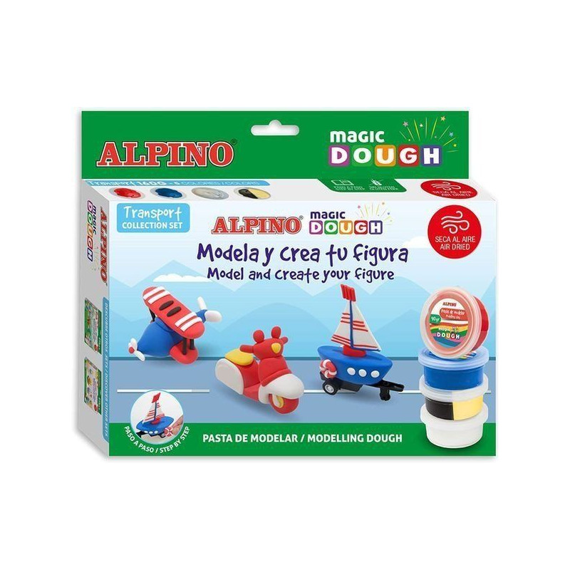 Kit MAGIC DOUGH Alpino 6x40 gr Transportes