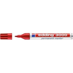 Rotulador Permanente Edding 3000 Rojo