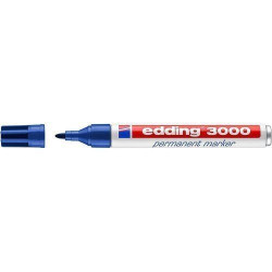 Rotulador Permanente Edding 3000 Azul Oscuro