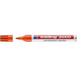 Rotulador Permanente Edding 3000 Naranja