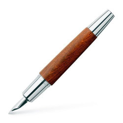 Pluma "F" Roller Faber-Castell E-MOTION Madera Coñac