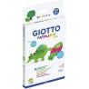 Plastilina Giotto Patplume 8x33 gr colores Fluor