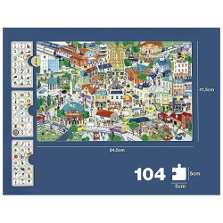 PUZZLE APLI 18820 OBSERVATION 104 Pzs LA CIUDAD