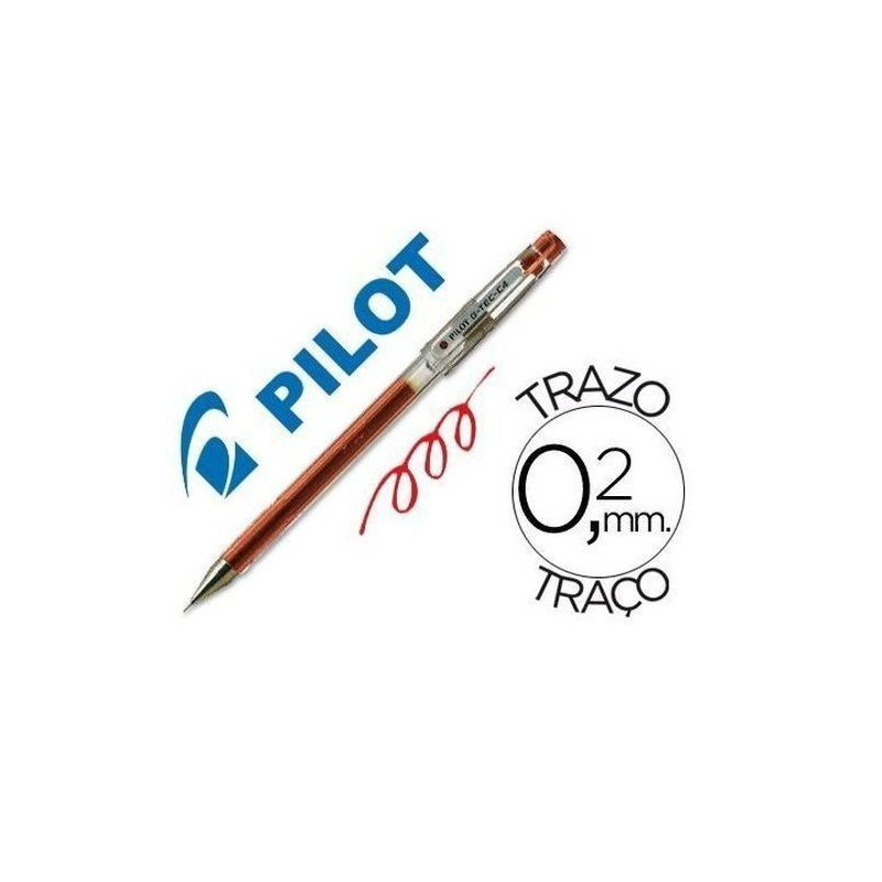 Bolígrafo PILOT G-TEC-C4 Tinta de GEL color Rojo